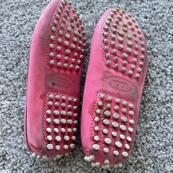 Tod's Women's Pink Leather Loafers - Size 36 (US 6) - Picture 4 of 7